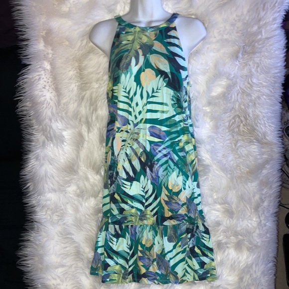 TIME AND TRU Floral Halter Swing Dress - Picture 14 of 15